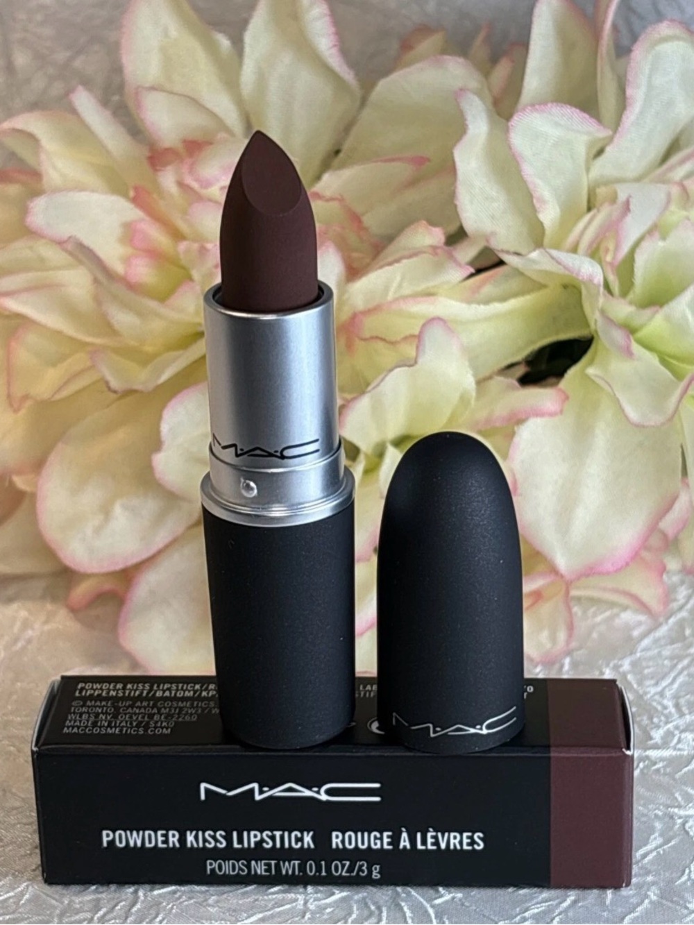 MAC Powder Kiss Lipstick - 927 Turn To The Left - Full Size New In Box